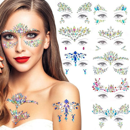 festival make-up/gezicht stickers