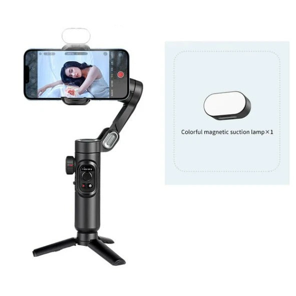 Handheld Gimbal Stabilizer for Smartphone with Fill Light