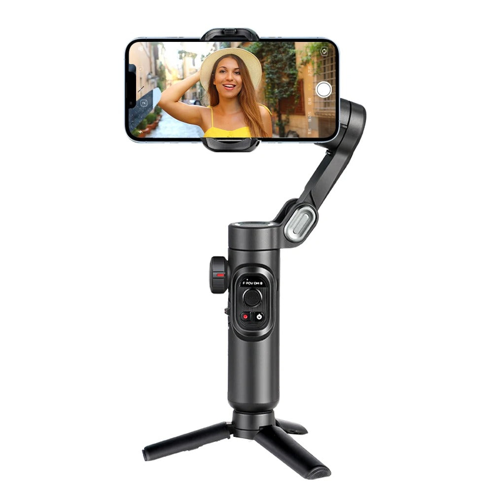 Handheld Gimbal Stabilizer for Smartphone with Fill Light